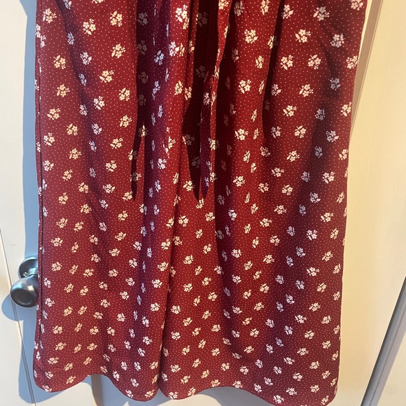 Banana Republic burnt orange, floral, summer dress - Picture 3 of 5